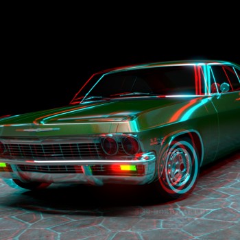 Chevrolet Impala 1965 -anaglyph